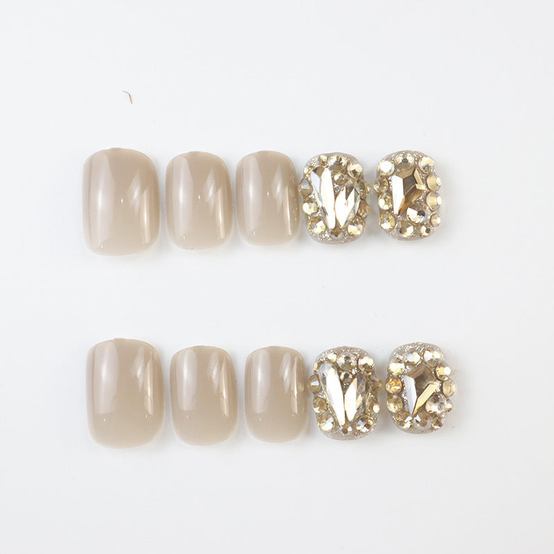 Decorative Rhinestone Press-On Nail Kit