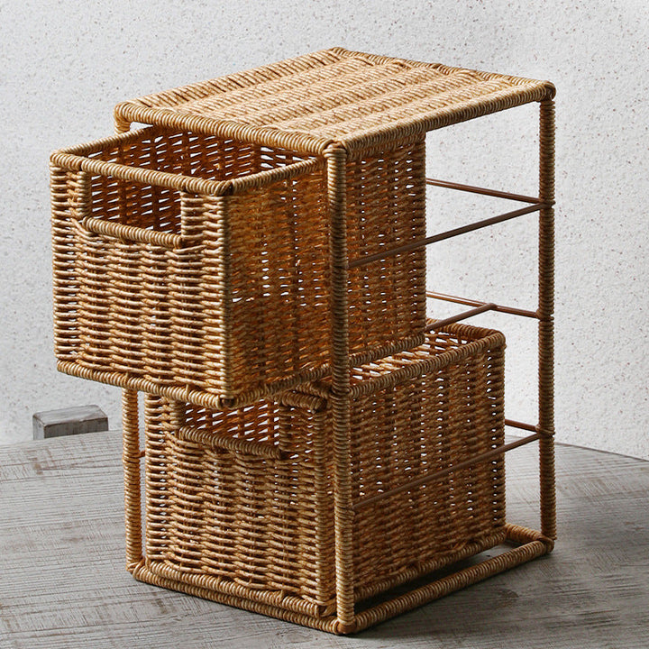 Multi-Tiered Woven Storage Organizer Kalsten
