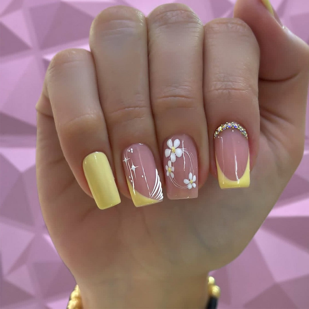 Artistic Floral Gel Nail Art Set Kalsten