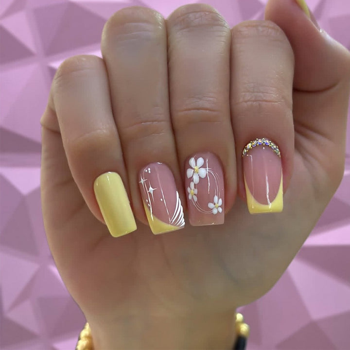 Artistic Floral Gel Nail Art Set Kalsten