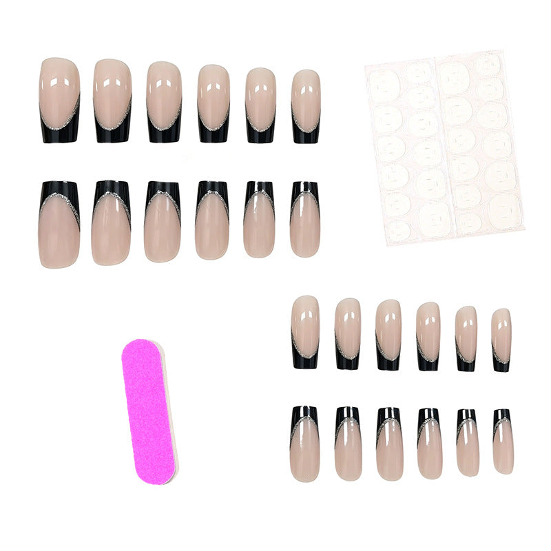Extended Acrylic French Tip Nail Enhancements Kalsten