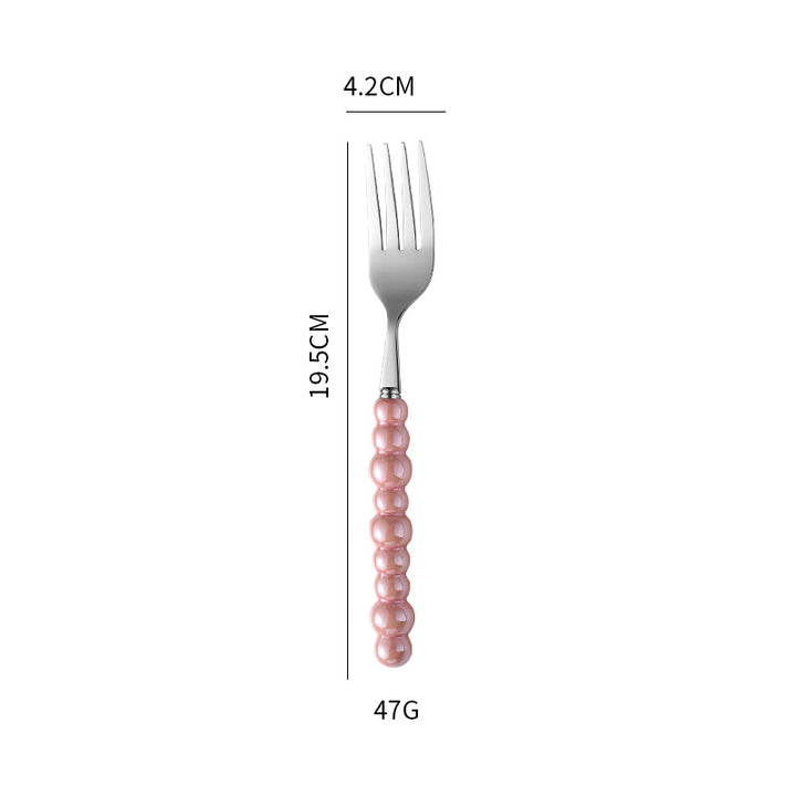 Elegant finger food fork with non-slip handle Kalsten