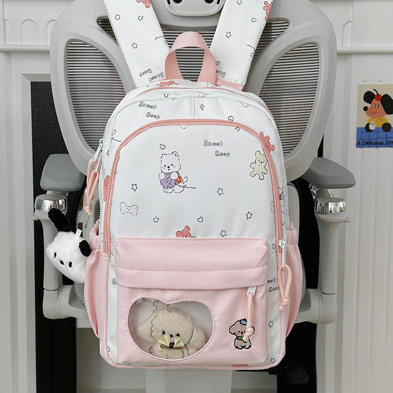 Backpack with Creative Music and Animal Motif Kalsten