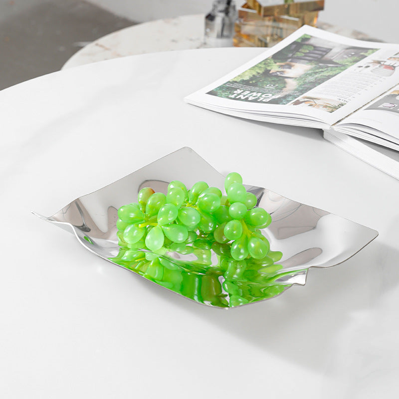 Decorative Metal Serving Dish