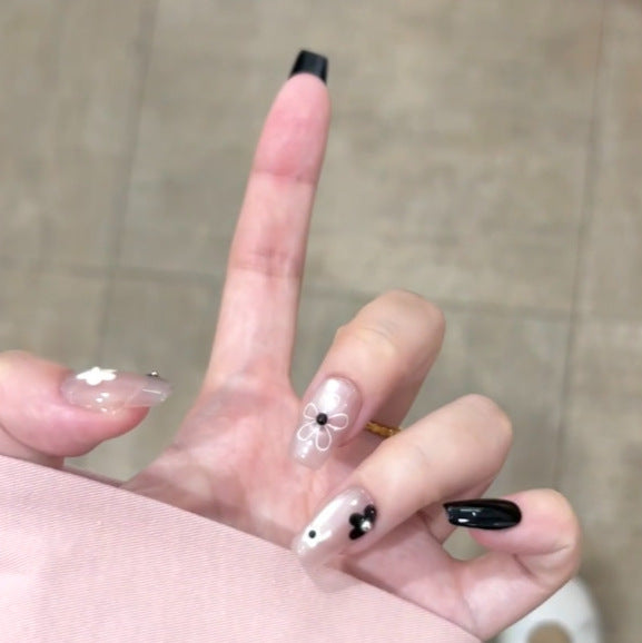 Artistic Floral and Geometric Press-On Nails Kalsten