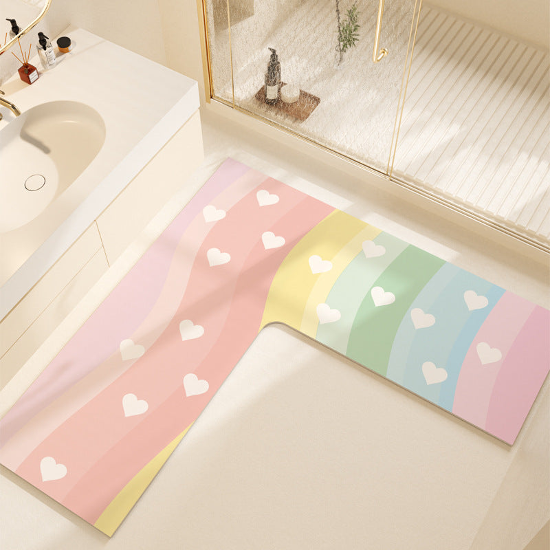 Non-Slip Colorful Bathroom Mat Kalsten