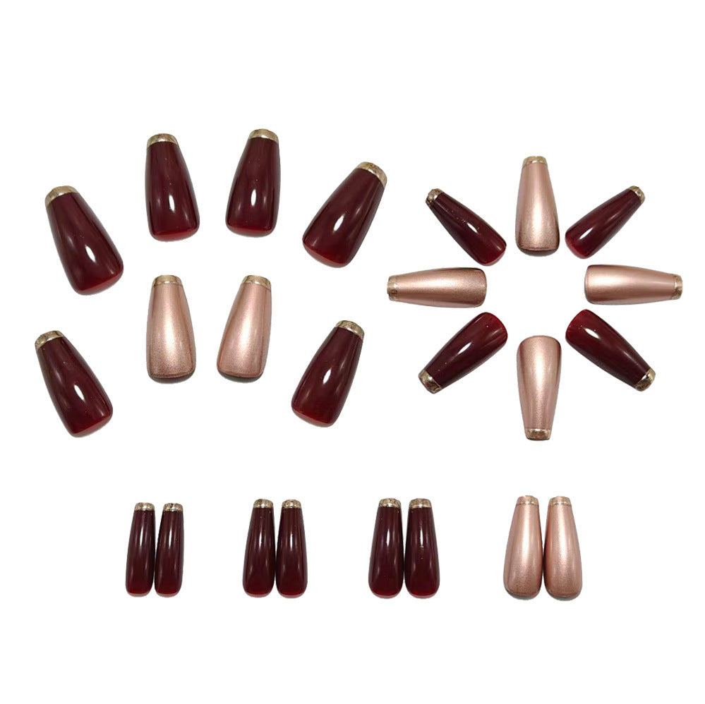 Shiny artificial nails in modern design Kalsten