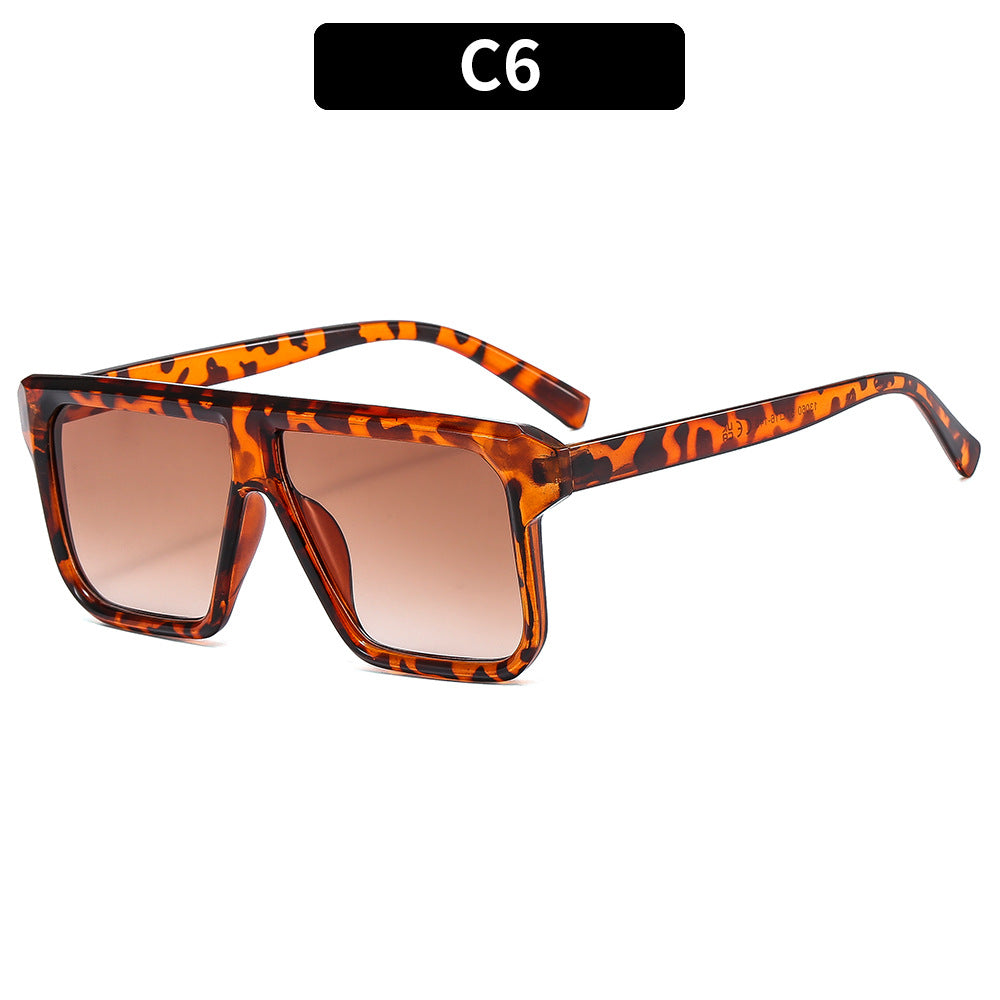 Fashionable Oversized Square Frame Sunglasses  1787664419