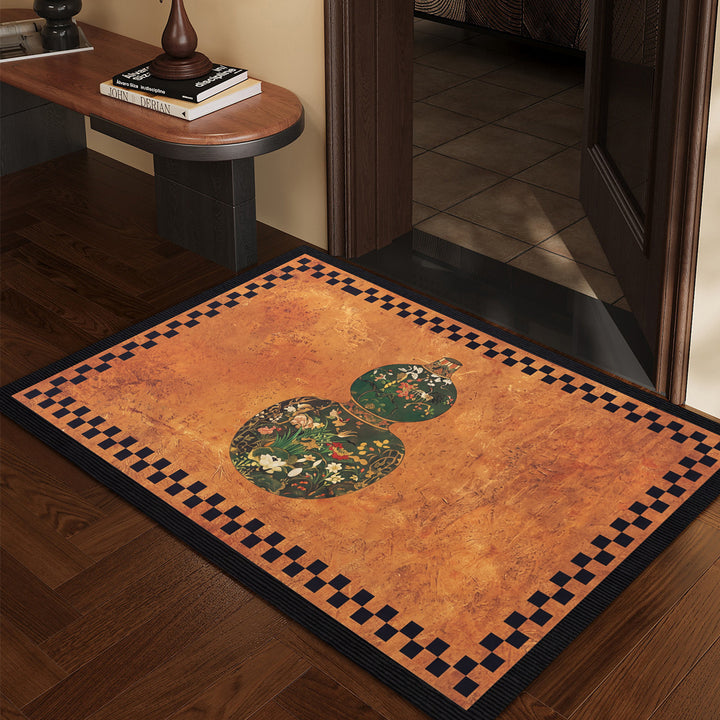 Artistic Elephant-Themed Welcome Mat Kalsten