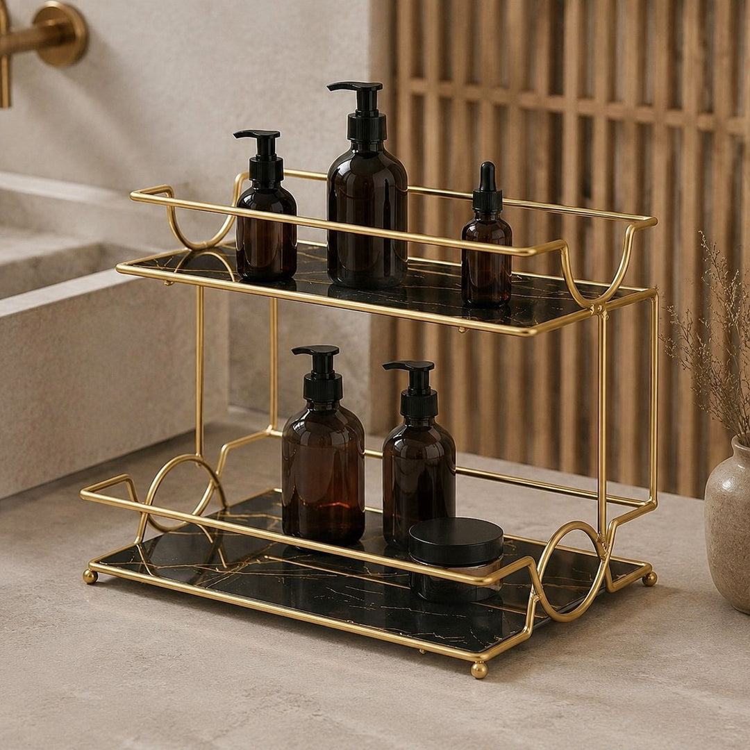 Elegant Two-Tier Serving Tray