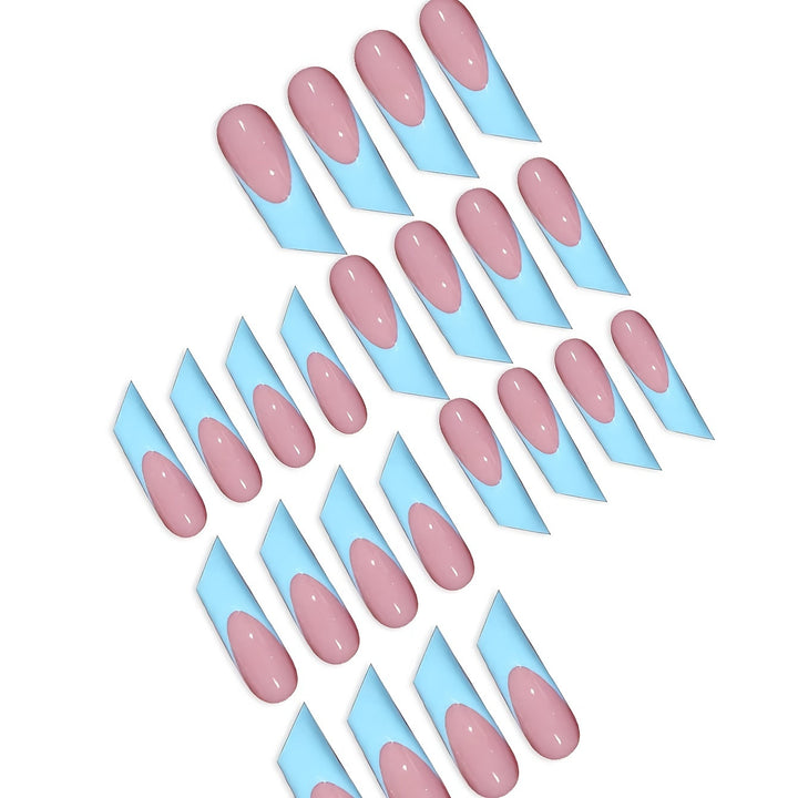 Modern Geometric Press-On Nail Art Kalsten