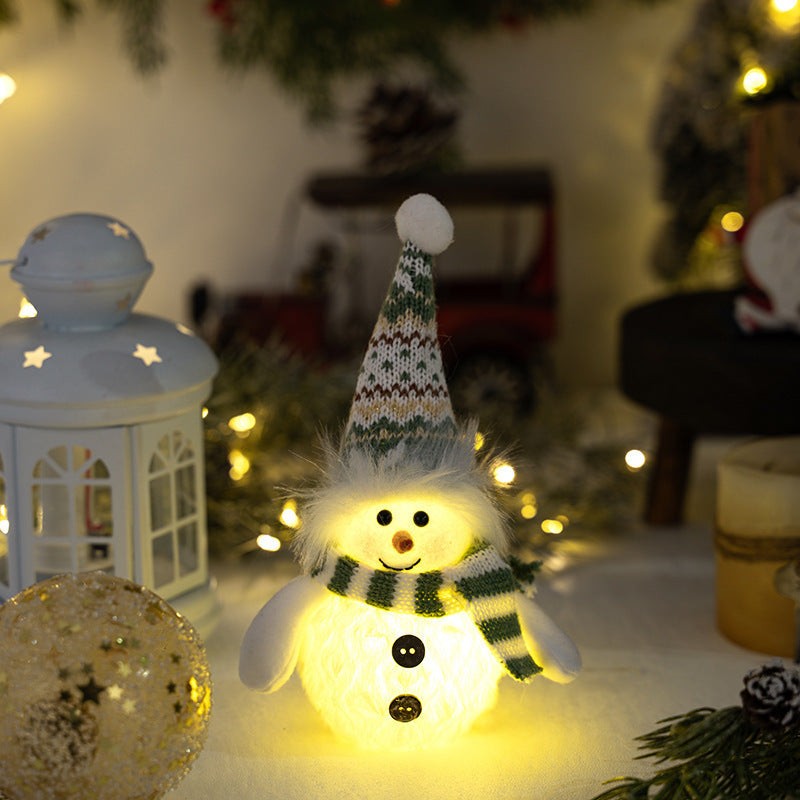 Illuminated Snowman Figure Kalsten