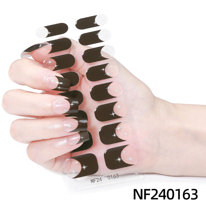 Elegant French Tip Nail Wraps