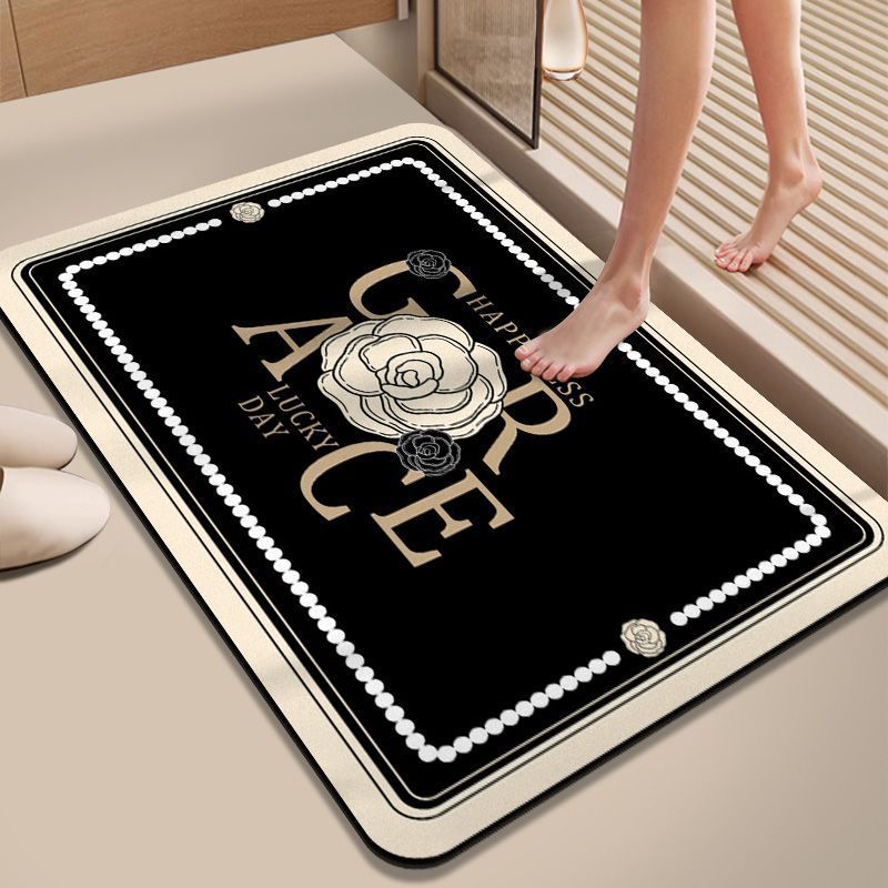 Decorative Bathroom Mat for Comfortable Floor Styling