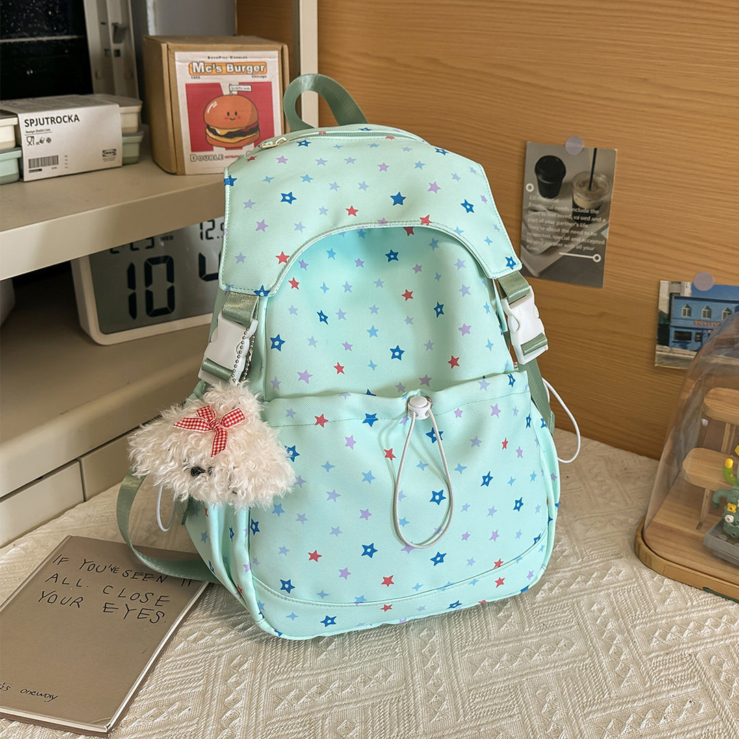 Playful Star-Patterned Backpack