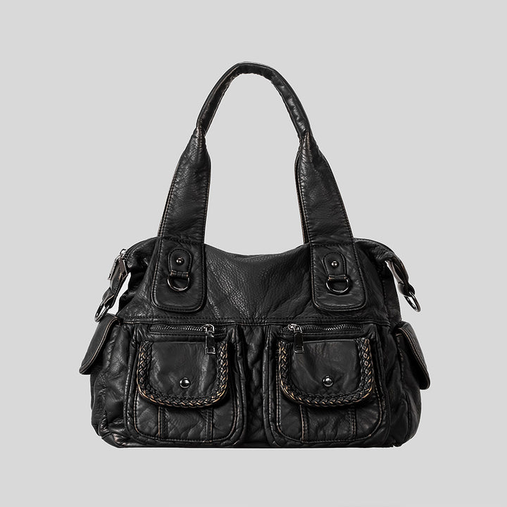 Multifunctional Leather Handbag