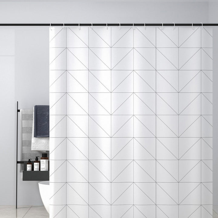 Modern Geometric Pattern Shower Curtain Kalsten