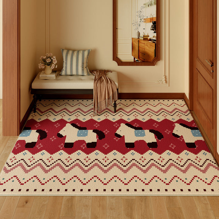Whimsical Home-Themed Area Rug