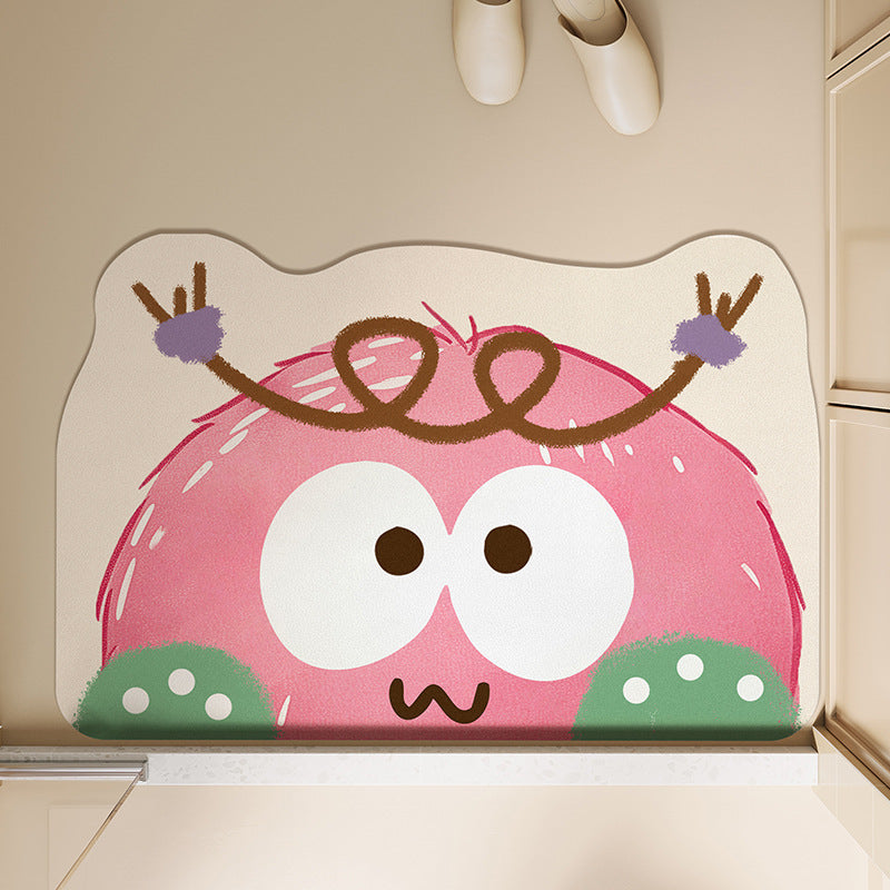 Interactive Cartoon Character Floor Mat