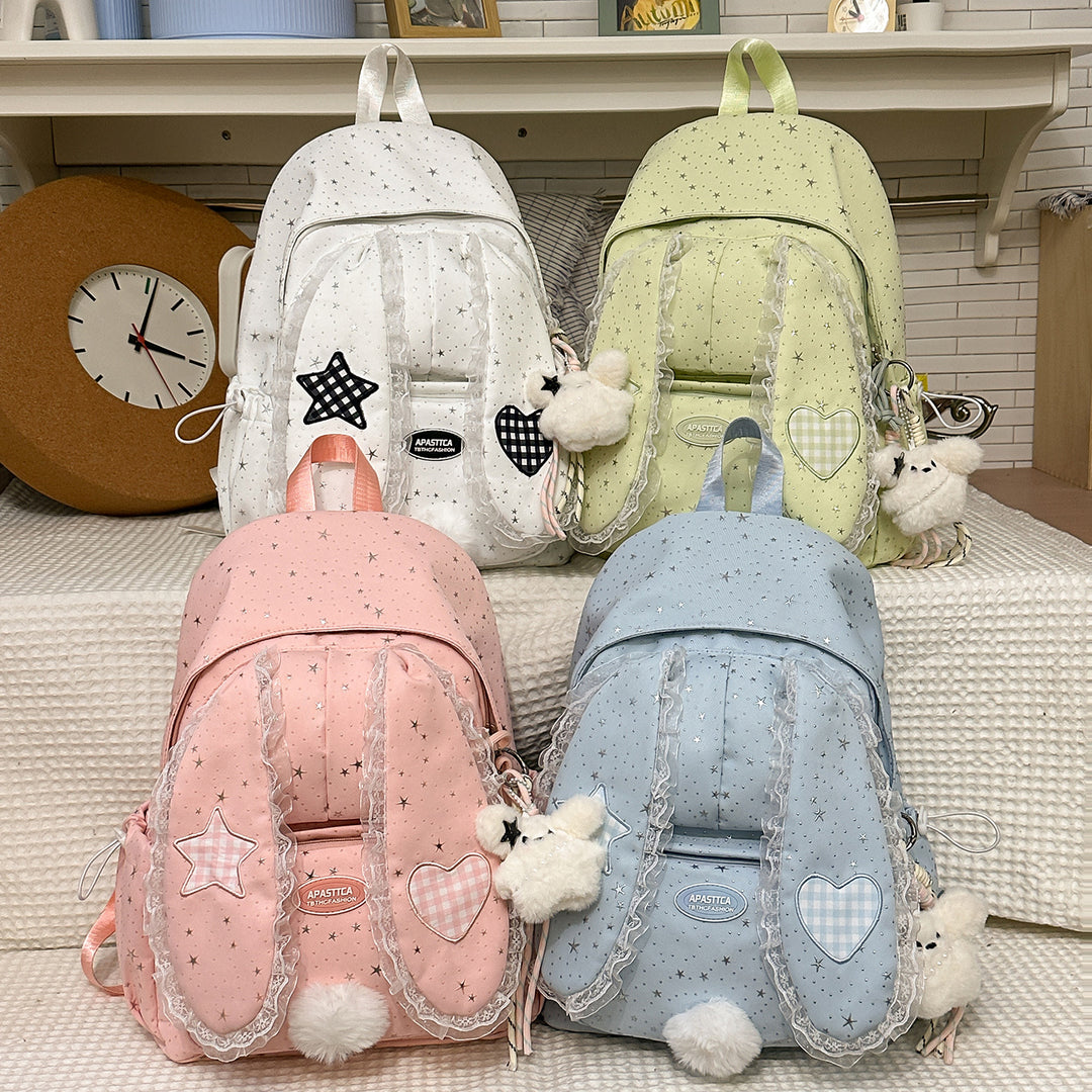 Whimsical Bunny-Ear Design Backpack Kalsten