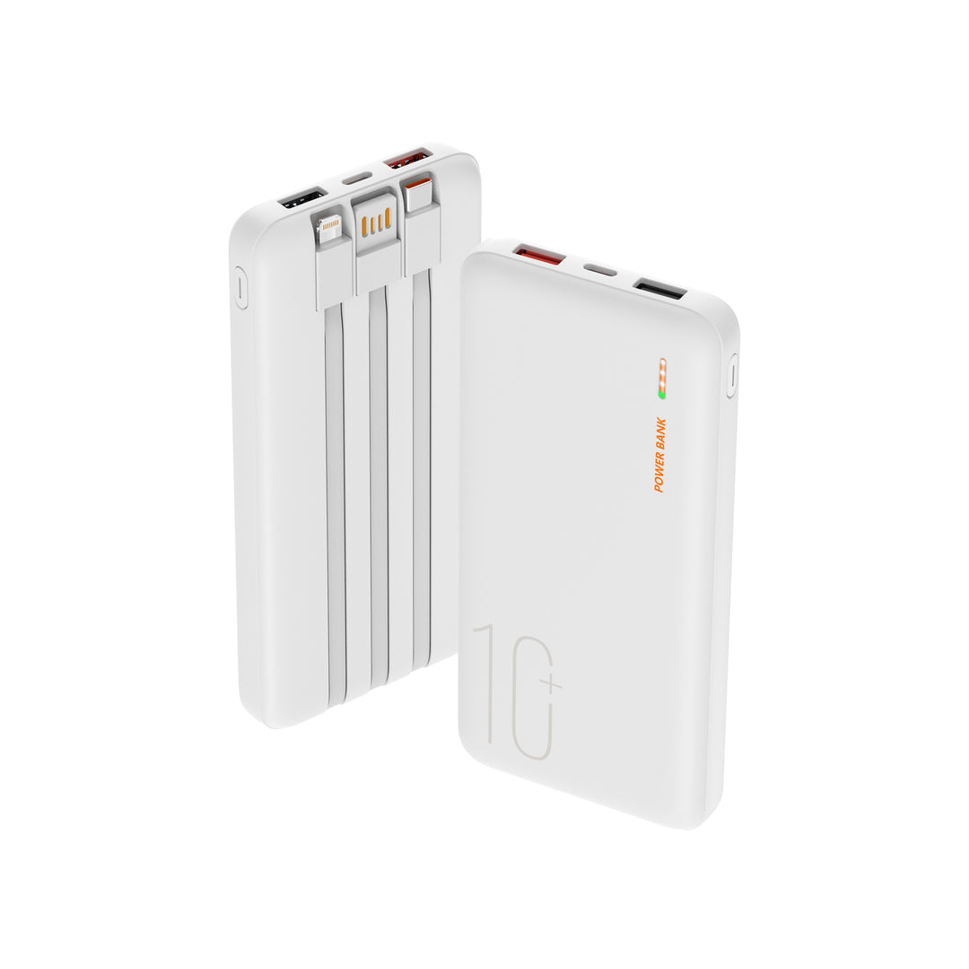 Portable power bank with integrated cable management and multifunctional charging port Kalsten