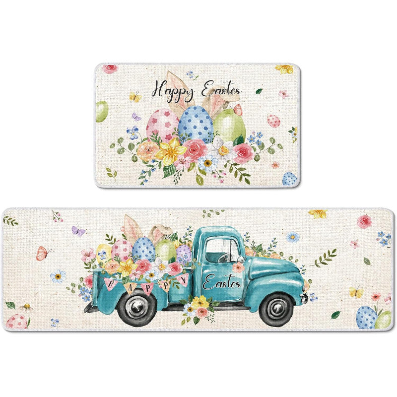 Seasonal Easter Theme Kitchen Comfort Mat