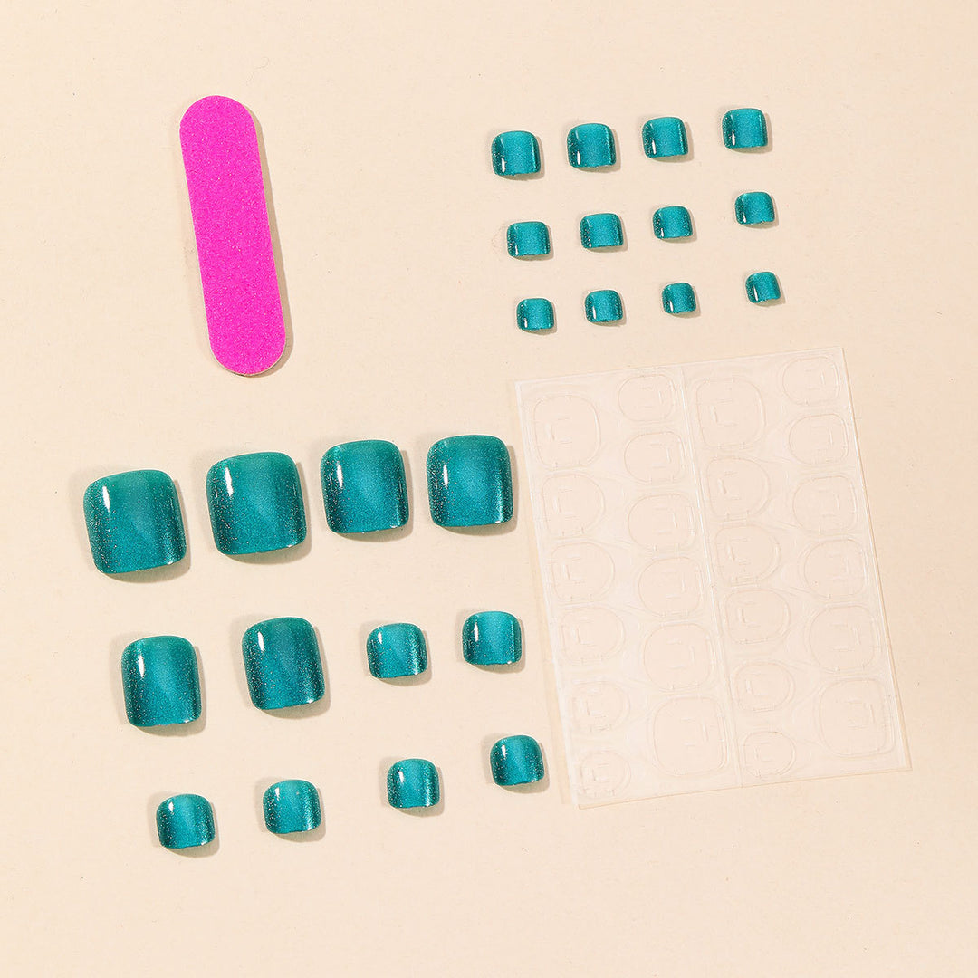 Sparkling Gel Toe Nail Art Kalsten