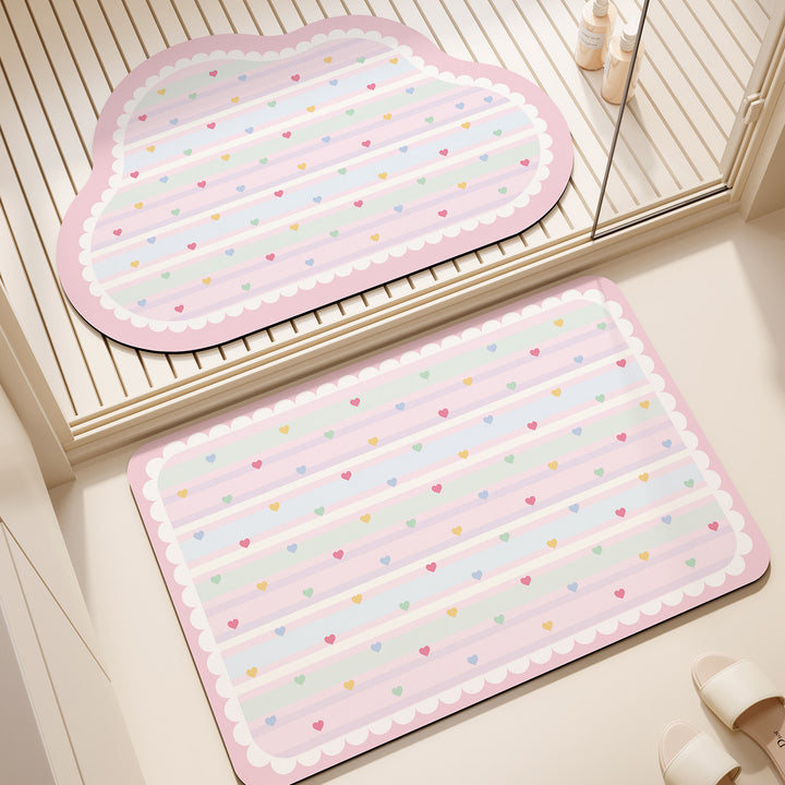 Cute Bow-Patterned Bath Mat Kalsten