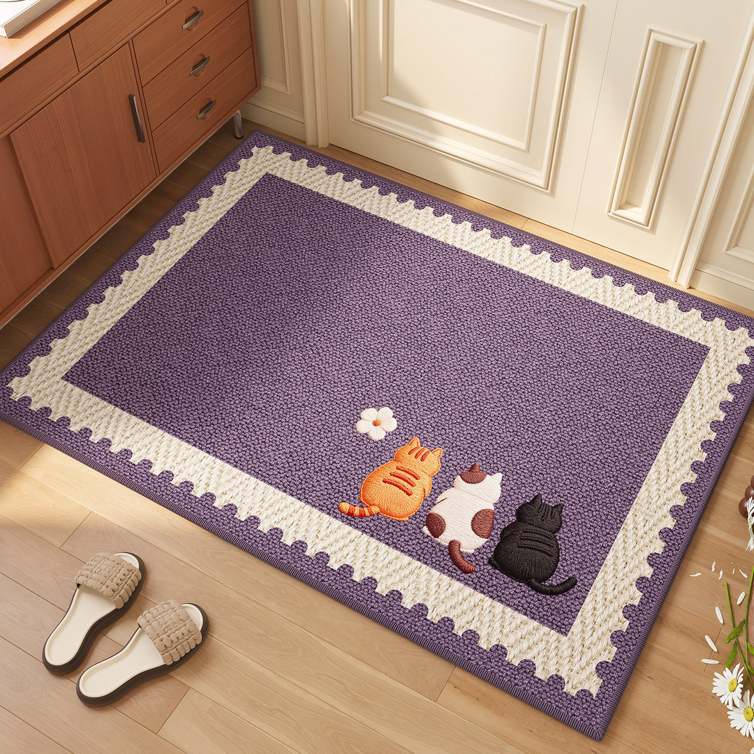 Floral Welcome Mat