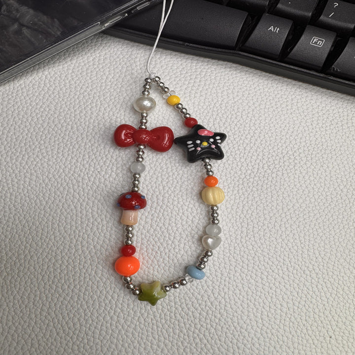 Playful Beaded Charm Eyewear Holder Kalsten