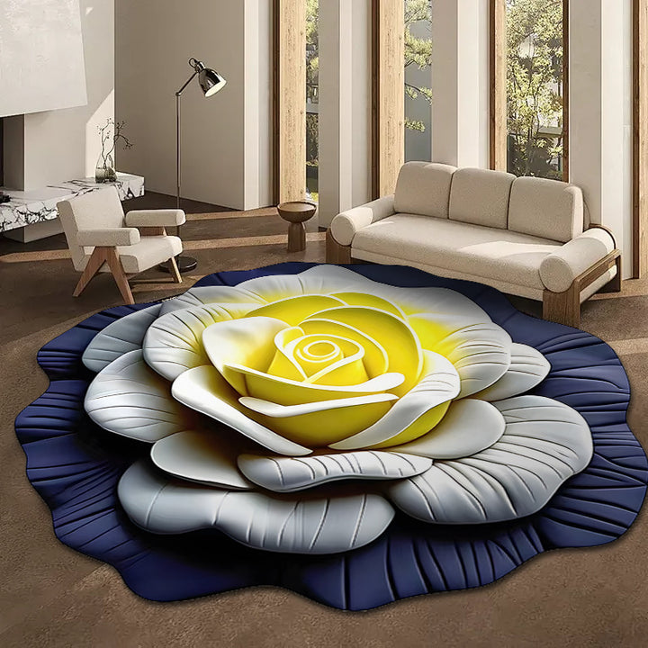 Floral Design Area Rug Kalsten