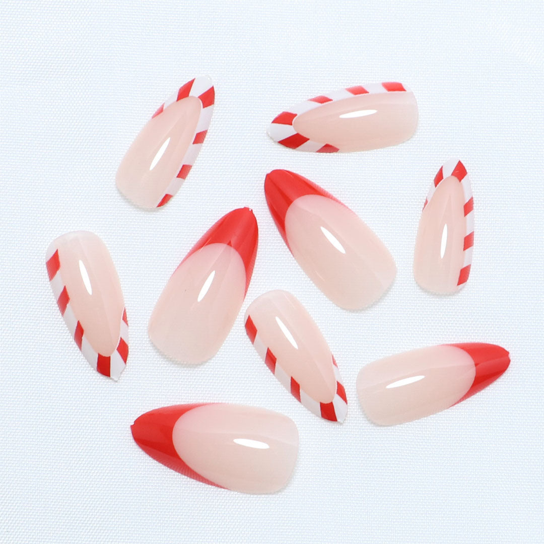 Artistic Glitter Press-On Nail Set Kalsten