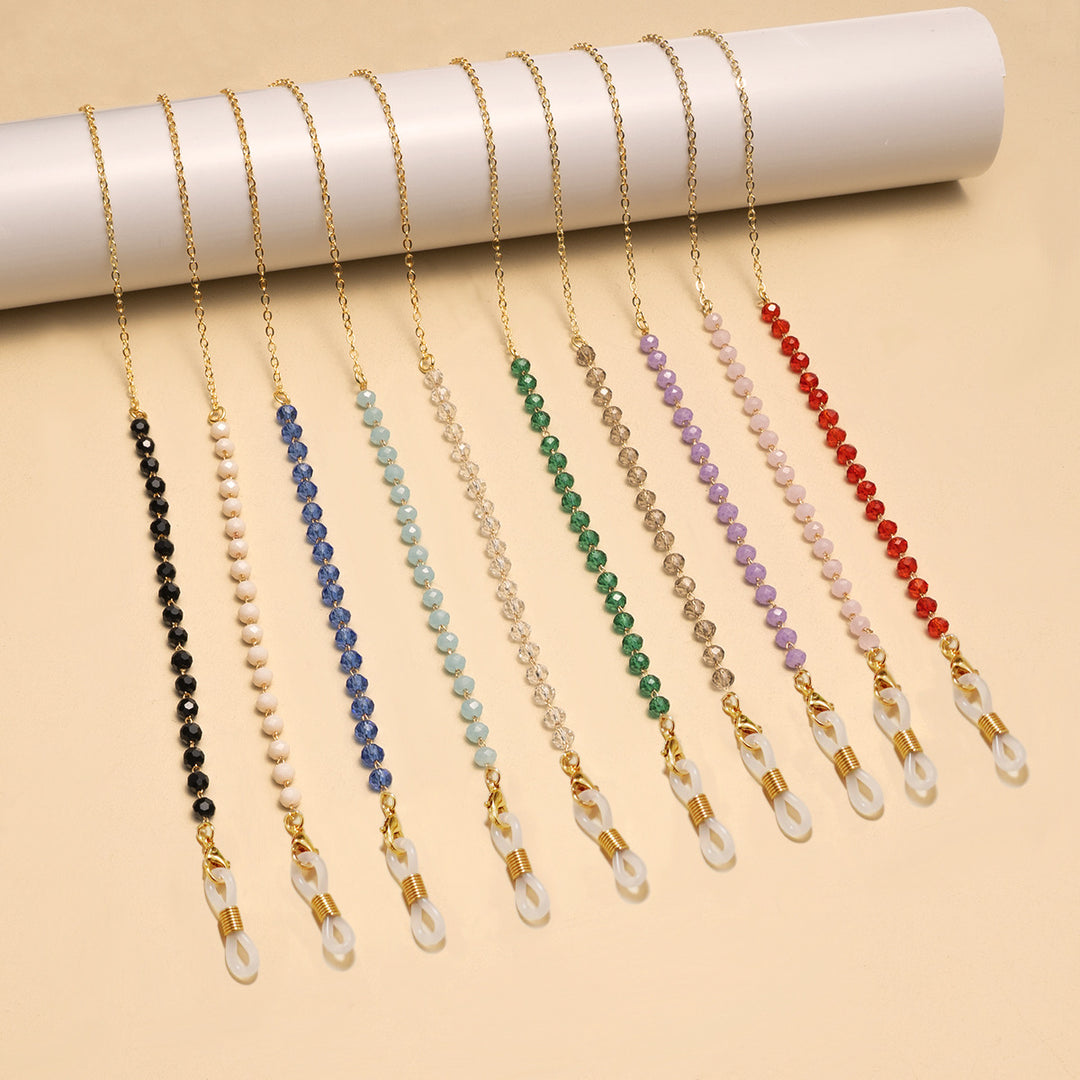 Decorative Stone-Accented Eyewear Chain Kalsten