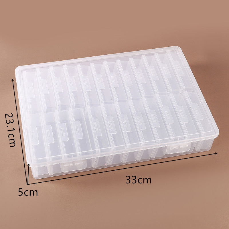 Transparent Multi-Compartment Craft Storage Box Kalsten