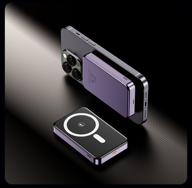 Portable induction power bank with slim design and LED display Kalsten