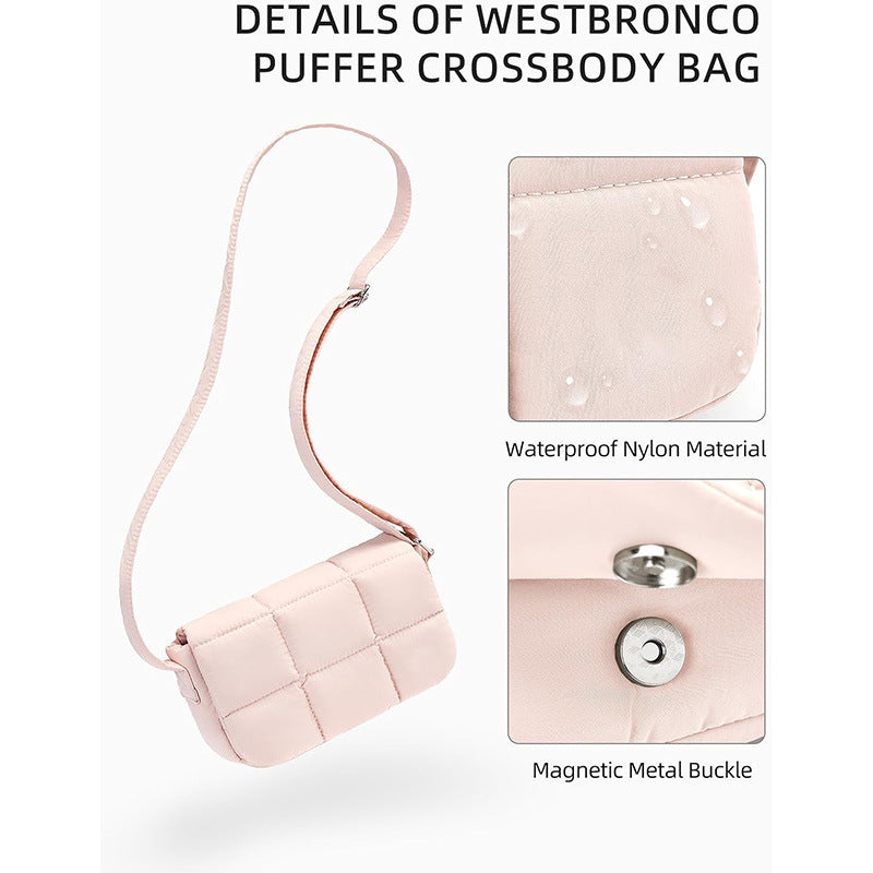 Padded shoulder bag with structured design Kalsten