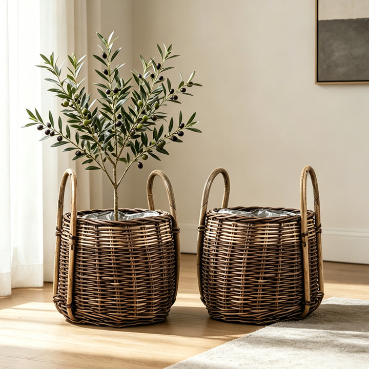 Natural woven storage basket Kalsten