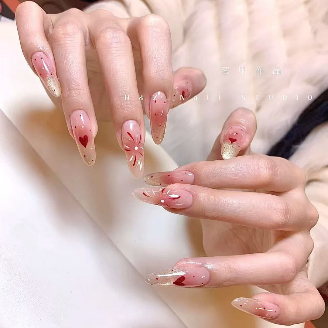 Artistic Stiletto Press-On Nail Set Kalsten