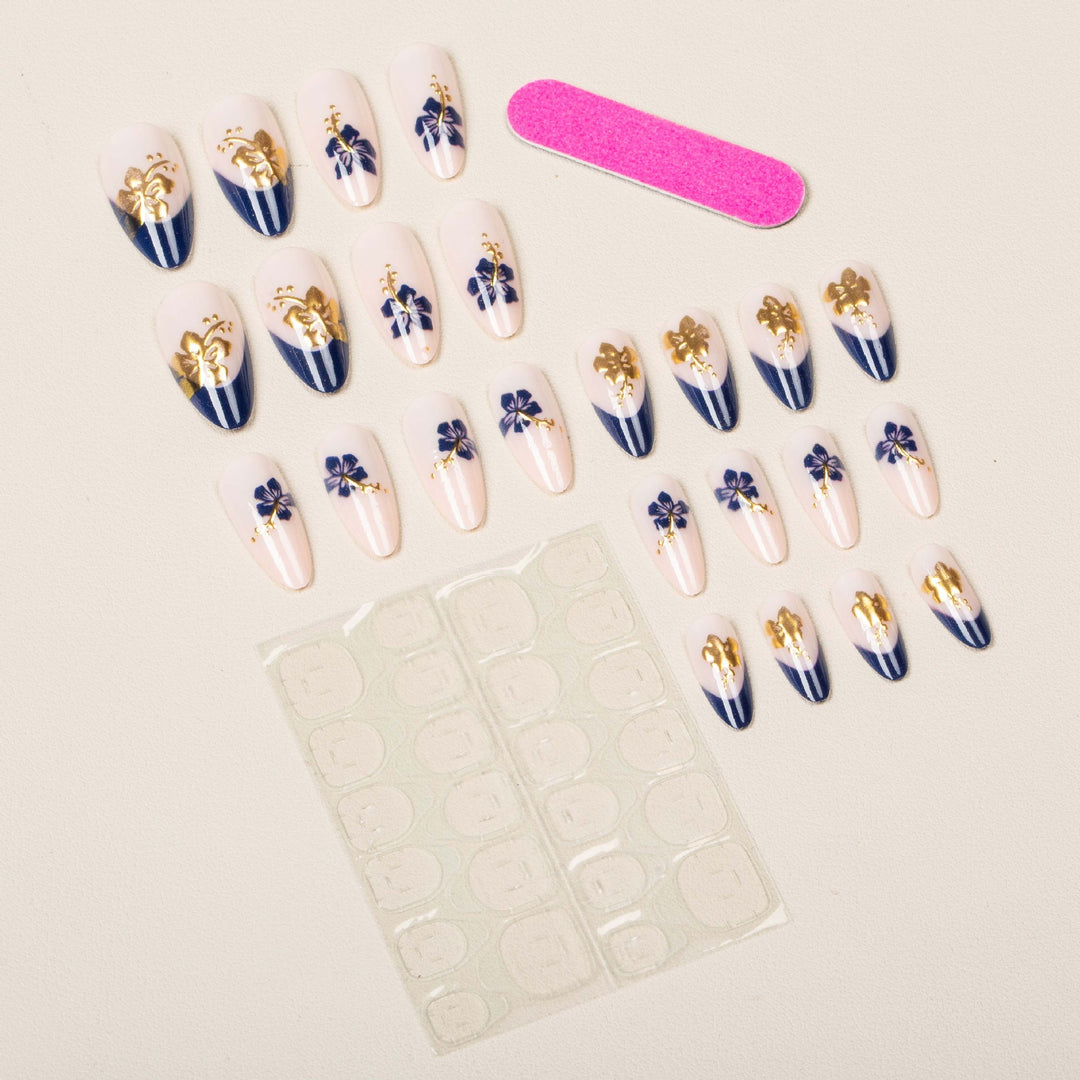 Artistic Floral Nail Design Set