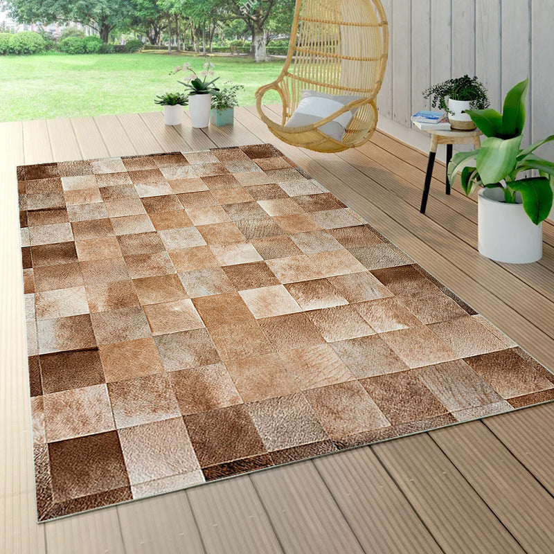 Rustic Patchwork Area Rug Kalsten