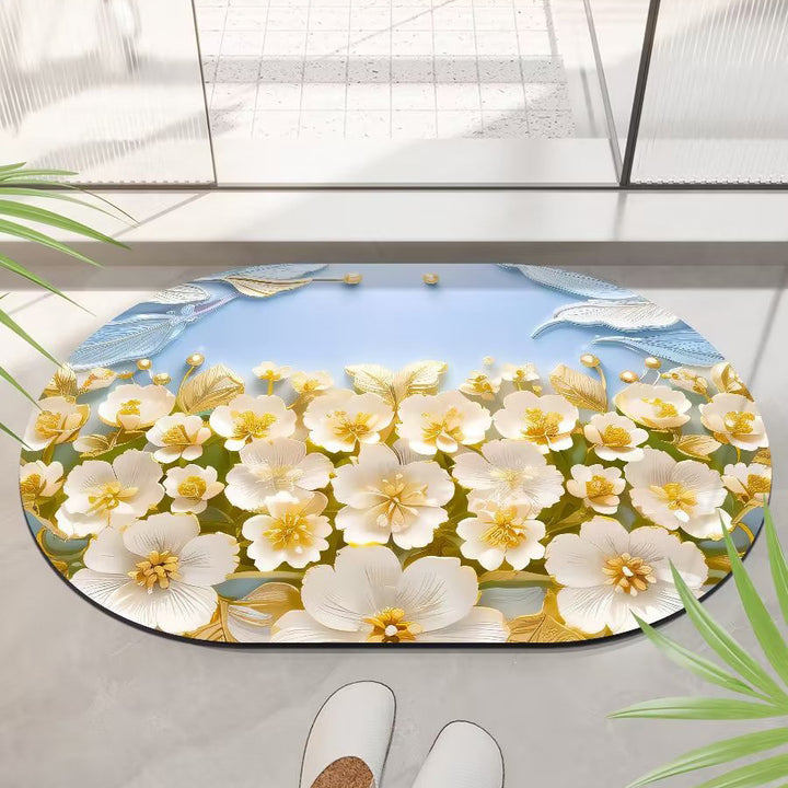 Floral Print Area Rug Kalsten