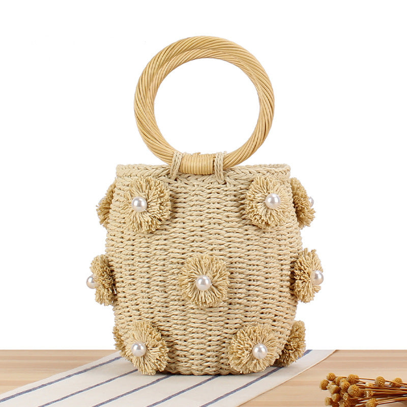 Handbag with Unique Pearl Applications Kalsten