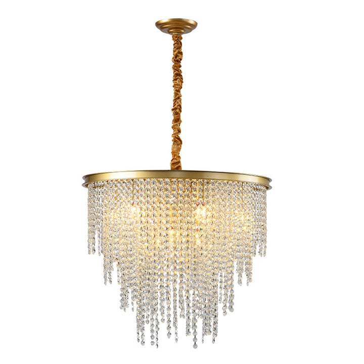 Crystal Raindrop Pendant Chandelier