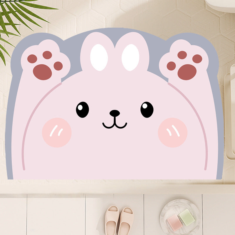 Cute Cartoon Dog-Shaped Bath Mat Kalsten
