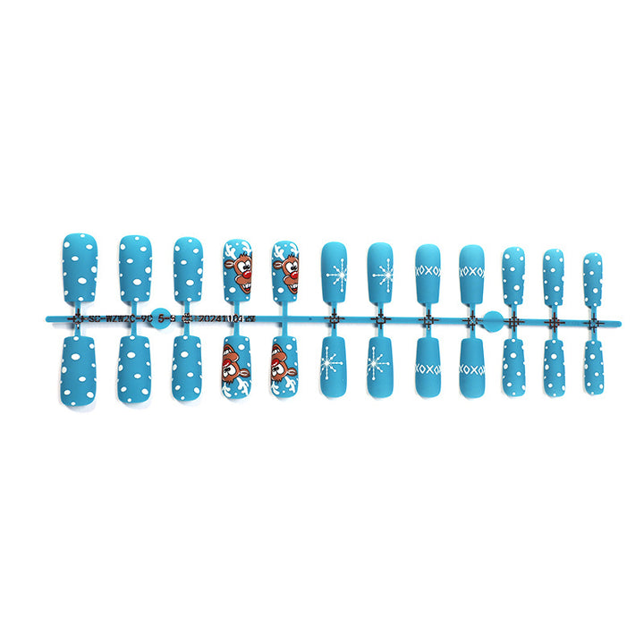 Playful Themed Press-On Nail Art Set Kalsten