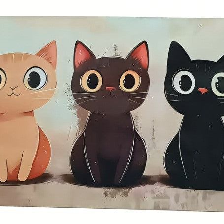 Cute Cartoon Cat Area Mat