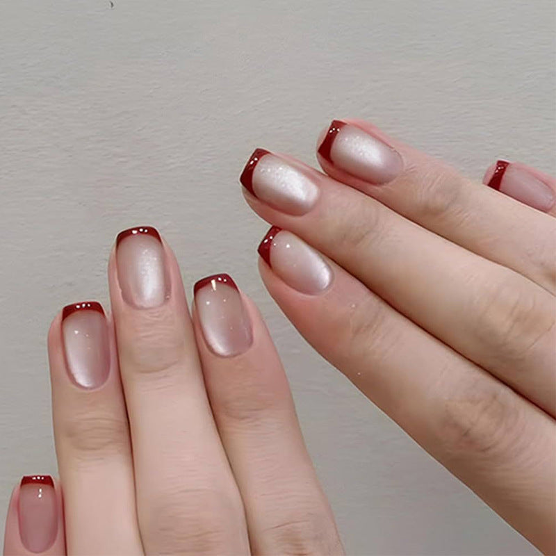 Elegant French Tip Nail Art Set Kalsten