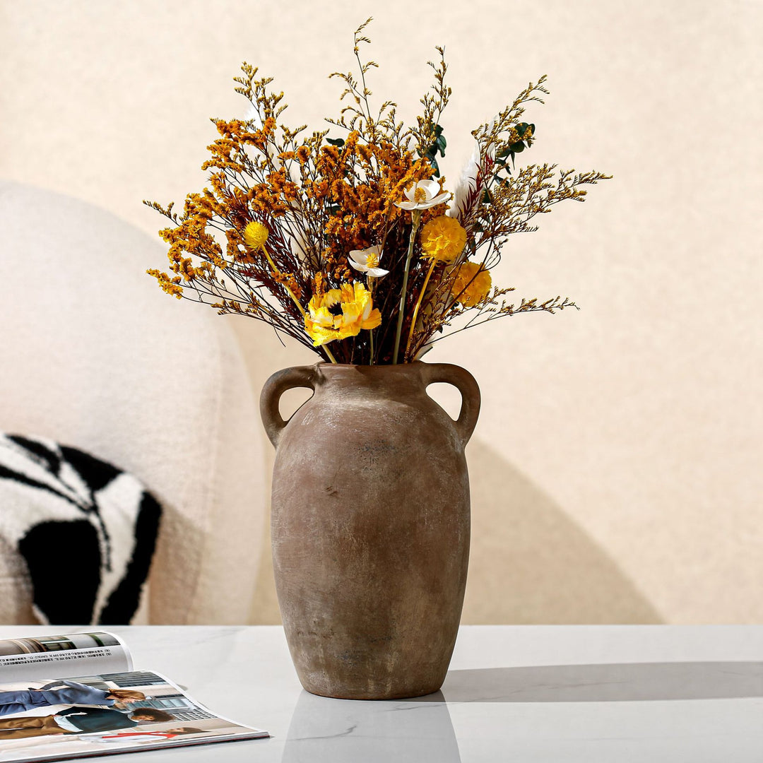 Rustic Terracotta Vase Kalsten