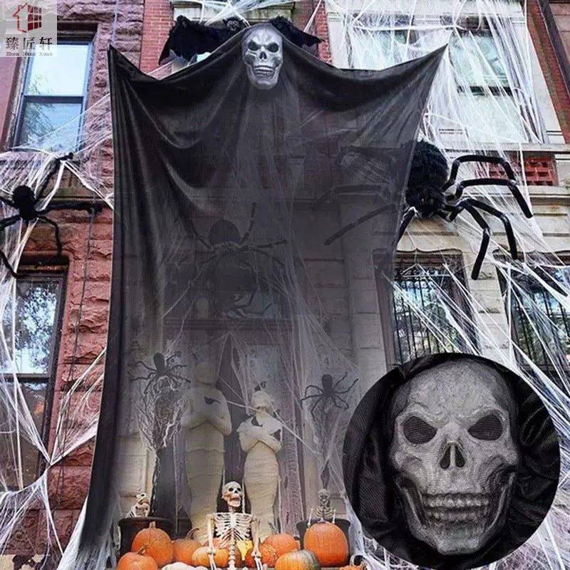 Halloween Decorative Sheer Fabric Curtain Kalsten