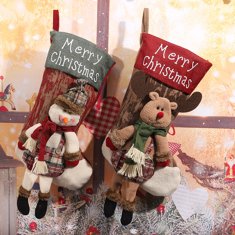 Decorative Christmas stocking in reindeer design Kalsten